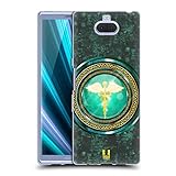 Head Case Designs Green Plates Of Olympus Soft Gel Case Compatible With Sony Xperia XA3 Ultra / 10+