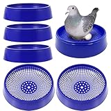 Quail Nest Box – 6 Pieces Outdoor Breeding Tub | Reusable Laying Bed for Breeding Canaries Parakeets Quails Aviary Yard