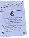 Pet Loss Card Dog Cat Gift, Sorry for Your Loss, Animal Sympathy Wish Bracelet, Bereavement Keepsake, Memorial Paw Print Heart, In Memory Of Message