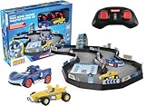 Carrera RC Sonic The Hedgehog - Team Sonic Racing Tabletop Racing Set - With Mini RC Sonic & Tails