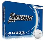 Srixon AD333 11 - High-Performance Distance and Speed Golf Balls - Low Compression - For Consistency and Control - Alignment Line - Premium Golf Accessories and Golf Gifts, White