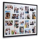 8/9/10/12/16/20 Photos Large Multi Picture Frame Collage Aperture Decor Memories-20 Aperture-Black