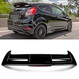MAGICKIT Rear Roof Spoiler for Ford Fiesta MK7 2008 2009 2010 2011 2012 2013 2014 2015 2016 2017 2018 2019 Car Trunk Spoiler Gloss Black