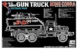 AFV Club FV35323 1/35 US Army King Cobra Ganttrucks M54+M113 Plastic Model / AFV35323 1:35 US Army Gun Truck King Cobra Vietnam War [Model Building Kit]