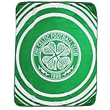 Celtic Official FC Fleece Blanket Throw for the Home or Car (100% Polyester & 125cm x 150cm)