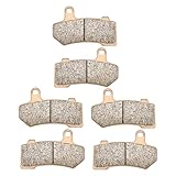 ZICOO Sintered Front & Rear Brake Pads for Harley Davidson FLHR Road King FLHX Street Glide Road Glide FLHTCU Ultra Classic Electra Glide Tri Glide FLTRX Limited Night Rod
