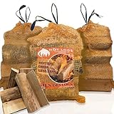 75L HARDWOOD Longer Burning Kiln Dried Logs 3 x 25L Nets, Ideal for Open fires, Fire Wood, Hot Wood Burning Stoves, BBQ's, Log Burners, Camping Fires, Fire Pits & Pizza Ovens (3 x 25L)