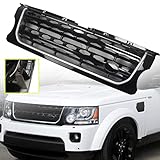 FINMOKAL Front Grille Mesh Grill Vent Fits for Land Rover Discovery 4 LR4 2014-2016 ABS