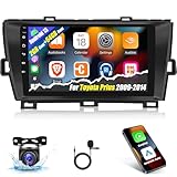 for 2009-2014 Toyota Prius Radio (for Right-hand Drive), [2G+64G] 9 inches Touch Screen Prius Android Car Stereo, Carplay/Android Auto/1080P/DSP EQ Audio/Bluetooth + Backup Camera