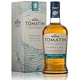 Tomatin Single Malt Scotch Whisky, Double Cask Highland Single Malt Whisky Matured in Bourbon & Sherry Casks, 40% Alc/Vol 70cl, Glass Bottle in Gift Box