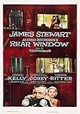 Alfred Hitchcock Rear Window James Stewart Poster/Print/Picture Satin Photo Paper - A4-210mm x 297mm