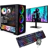 Veno Scorp Budget Gaming PC 22” Bundle Intel Core i5-8GB RAM - 500GB HDD – GT 710 2GB NeonZilla ARGB Gaming Case - WINDOWS 11