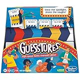 Hasbro Gaming Guesstures Game, Charades Games for 4 or More Players, Includes Customizable Cards and Clapper, Family Party Game for Ages 8 and Up