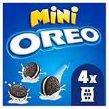 Oreo Chocolate Sandwich Biscuit Mini Bags, Classic Chocolate Biscuits With Vanilla Creme Filling, Multipack of 6 x 19 g (Pack of 1)