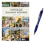 calendars Vintage Railway Posters NRM A5 Diary 2026 + EXCLUSIVE LIMITED EDITION PEN