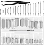 Watch Strap Pins – 144pcs Stainless Steel Watch Pins Assorted Sizes 8–25mm – Spring Bars Watch Repair Kit for Watch Band Replacement and DIY Bracelet Adjustments