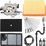 ZAMDOE TS400 Carburetor Kit for Stihl TS 400 Concrete Cut-Off Saw Replace HS-274E 4223 120 0600 42231200600, with Air Filter Fuel Line Spark Plug
