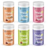 Barker and Barker Grain Free Dog Training Treats Multi Pack - 6 Pots of Small Treats | Low Calorie, High in Protein & B Vitamins | No Artificials - 100% Human-Grade for Puppies & Small Breed Dogs