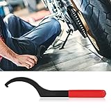 Alpha Rider C Spanner Tool Adjustable Hook Wrench for Ducati 748 848 916 996 998 1098 1198 1199 1299 V4 Hypermotard 796 821 939 950 1100 Monster with Single-Sided Axle Swingarm