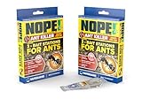 NOPE! Ant Killer Bait Station (6 x 5g) Indoor & Outdoor Ant Traps. Eradicates Ants and their Colony & Nest