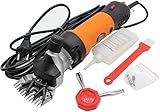 SPUZZO Electric Livestock Shearer Professional Electric Sheep Shearer 500W 6 Speed Adjustable Sheep Shear Grooming Accessory for Shaving Fur Wool in Livestock