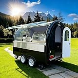 Mobile Food Trailer for Sale – Food Truck Equipment with Customizable Kitchen, Mobile Bar Food Stand for Outdoor Catering & Street Food Business