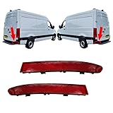 2X Rear Bumper Reflector Lens L and R For MERCEDES Sprinter 3-t 3,5-t 4-t 5-t