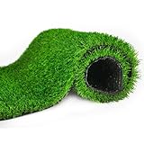 Artificial Grass Turf Rolls Lawn 6m X 2.5m Widths Realistic Astro Turf Grass Rug Carpet Synthetic Grass Mat with Drainage Holes(Size:2.5x1m)