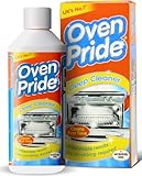 Oven Pride Oven Cleaner 500ml Complete Oven Cleaning Kit with Safety Gloves and Cleaning Bag Powerful Heavy Duty Degreaser Cleans First Time Removes Grease Burnt On Food Deep Oven Cleaning Solution