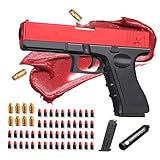 SK MISS Toy Foam Blaster, Red Plastic Toy Guns for Boys, Educational Outdoor Games for 14+ Year Old Boys Girls