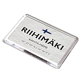 FRIDGE MAGNET - Riihimaki - Kanta-Hame - Finland - Lat/Long