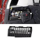 DIYUCAR Aluminum Alloy Black Car Trunk Storage Rack Stowing Tidying Frame Organizer Box For Toyota FJ Cruiser 2007-2021 Interior Accessories