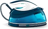 Philips PerfectCare Compact Steam Generator Iron, 1.5L Water Tank, Energy Saving, ECO Mode, No Burns with OptimalTEMP Technology, SteamGlide Soleplate (GC7840/26)