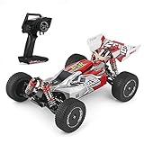 Goolsky Wltoys RC Buggy 4WD Off-Road, High Speed 1/14 Racing Car, 2.4GHz 1500mAh Drift Car RTR XKS 144001