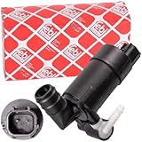 febi bilstein 45039 Washer Pump for windscreen washing system, pack of one , Black