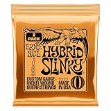 Ernie Ball Hybrid Slinky Nickel Wound Electric Guitar Strings 3 Pack - 9-46 Gauge