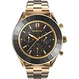 Swarovski Octea Lux Sport Watch Metal Bracelet, Black, Rose Gold Tone PVD, Bracelet