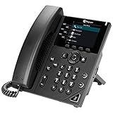Polycom VVX 350 ( Hands Free Functionality, System Phone, IP Phone:IP enabled, Video Phone ) (Renewed)