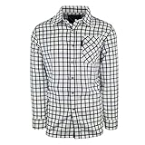 Country Classics Long Sleeved Check Mens Shirt - CATTERICK-Blue - 5XL