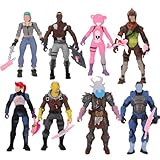 8pcs Video Game Action Figures Set, Game Legendary Series Mini Figures Toys, Game Figures Cake Toppers, Cute Character Ornaments,Collectable Model Figure for Cupcake Topper Desk Home Car Decoration