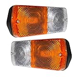 APSMOTIV Front combination lamp Tractor Side Lights And Indicators 12v Bulbs Replacement for Massey Ferguson tractor 230 240 250 265 275 290 298 365 375 390 398 399 560 565 592 575 and 595