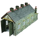 Metcalfe PN932 Engine Shed - Single Track Stone N Gauge Card Kit