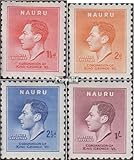 Nauru 33-36 (complete.issue.) Volume 1937 completeett unmounted mint / never hinged ** MNH 1937 Coronation King Georg V. (Stamps for collectors) British royal family (Diana, Charles, Elisabeth ..)