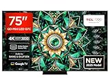 TCL 75Q7C-UK QD-Mini LED TV, 4K HDR Premium 2600, Smart TV Powered by Google TV (Dolby Vision IQ & Atmos, HVA Panel, Audio by Bang & Olufsen, 144Hz Motion Clarity Pro)