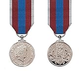 Official Queens Platinum Jubilee Miniature Medal and Ribbon (100% UK Made