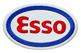 Esso Gas Stations Club Oil Tiger Sign Clothing Patch Sew Iron on Logo Embroidered Badge Sign Emblem Costume by Dreamhigh_skyland
