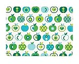 Kitchen Craft An Apple A Day Cork Backed Placemats, Set of 4, Multi-Colour