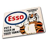 Chill Esso Oil Tiger Garage 8x6 inch VINTAGE STYLE NOSTALGIC METAL ADVERTISING WALL SIGN RETRO ART TS18