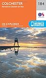 Colchester Map | Harwich & Clacton-on-Sea | Ordnance Survey | OS Explorer Map 184 | England | Walks | Hiking | Maps | Adventure