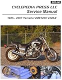 1985-2007 Yamaha VMX1200 VMAX Cyclepedia Printed Motorcycle Service Manual